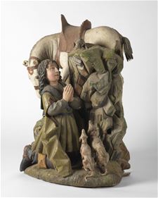 Peer - Beeldje uit kerkje van Erpekom nu topstuk