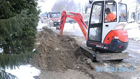 begoniastraat: weer lek in de waterleiding - Hamont-Achel
