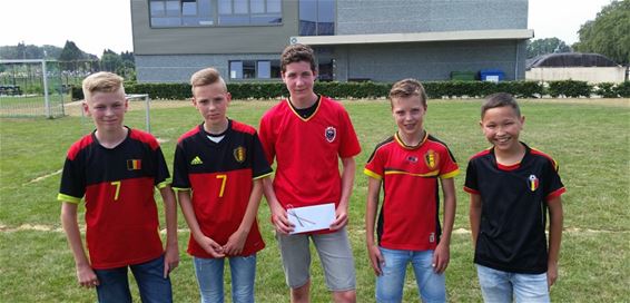 België wint WK voetbal op het Biotechnicum - Bocholt