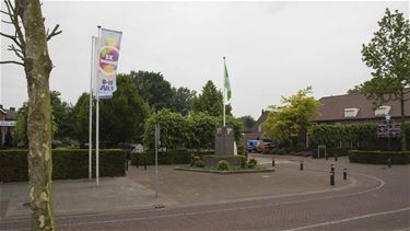 Belgische vlaggen wapperen in Nederland - Beringen
