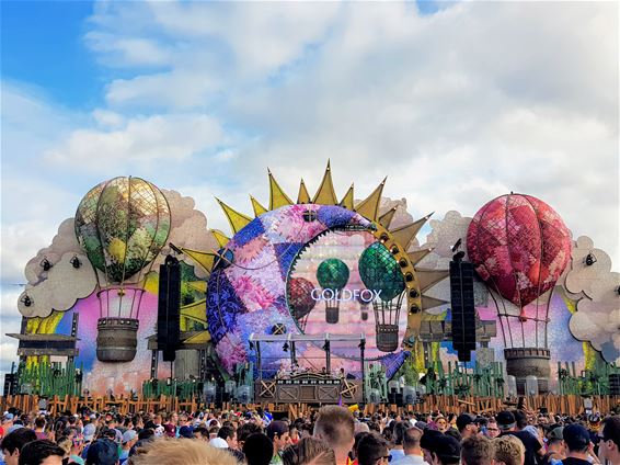 Beringen boven op Tomorrowland - Beringen