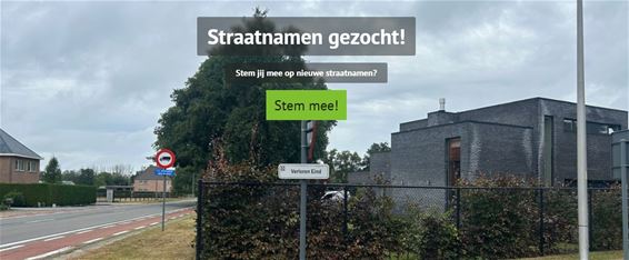 Beslis mee over nieuwe straatnaam - Hechtel-Eksel
