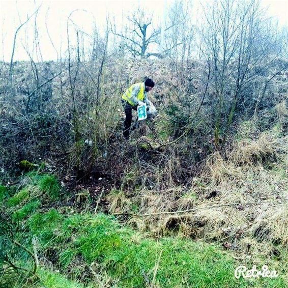 Bewoners Parelstrand hielden schoonmaakactie - Lommel