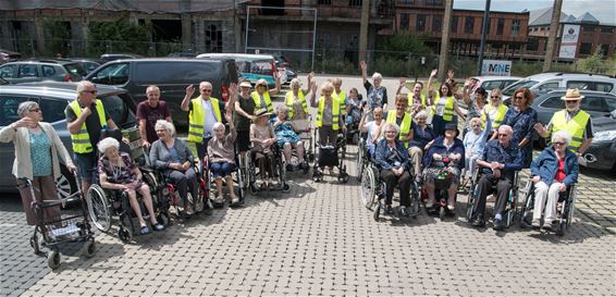 Bewoners Sporenpark op stap - Beringen