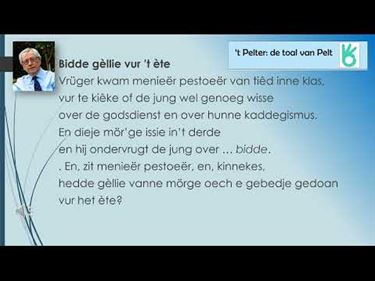 Bidde vur’t ète