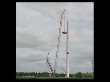 Bijzonder filmpje: installeren nieuwe windturbines - Lommel