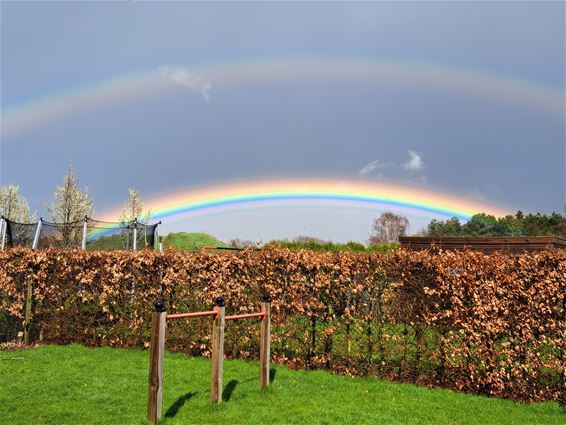 Bijzonder mooie regenboog - Lommel