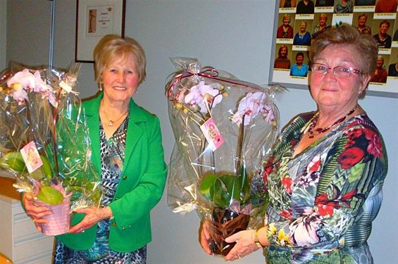 Bloemen voor 25 jaar vrijwilligerswerk - Overpelt