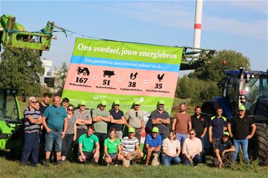 Boeren voerden actie aan gascentrale Tessenderlo - Beringen