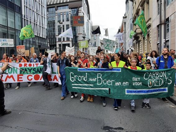 Boeren voorop bij klimaatmars - Beringen