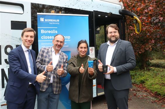 Borealis kiest resoluut voor herbruikbare bekers - Beringen