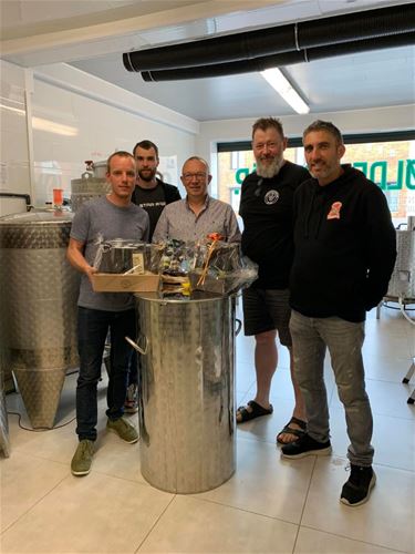 Boslands bier voor Joren Grevendonck