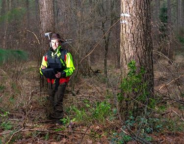 Boswachters: satellietverbindingen in het bos