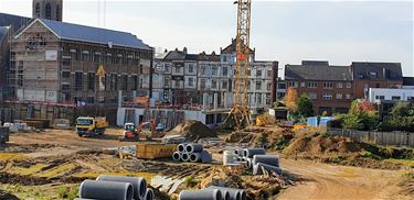 Bouw stadsontwikkeling centrum loopt vertraging op - Beringen