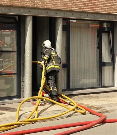 Brandweer in de Dorpsstraat - Overpelt