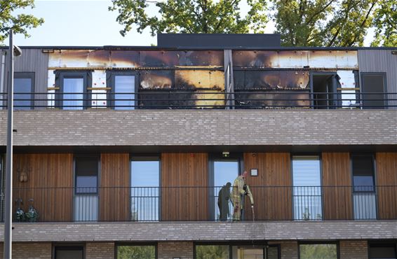 Brand aan appartementsblok - Beringen