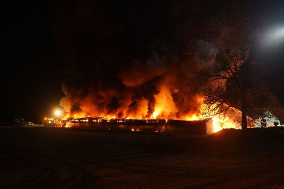 Brand aan de Eilandweg - Bocholt