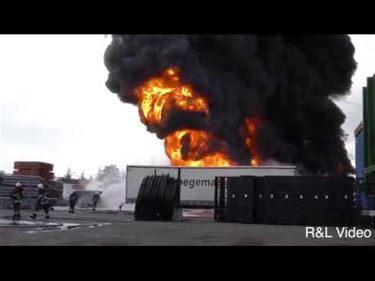 Brand bij kunststofproducent Dyka  Plastics - Hechtel-Eksel & Pelt