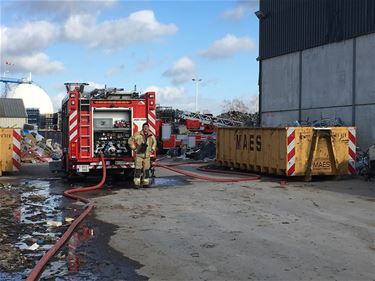 Brand bij Maes Containers - Beringen