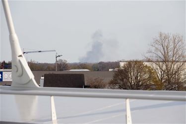Brand in Hasselt zichtbaar in Beringen - Beringen