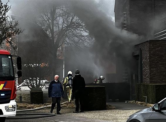 Brand in notariskantoor - Beringen