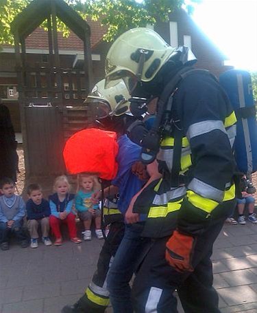 Brandoefening bij basisschool De Achellier - Hamont-Achel