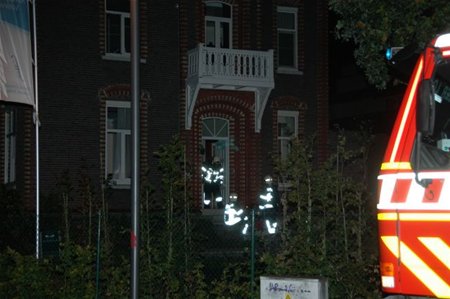Brandweer in de Stationsstraat - Neerpelt