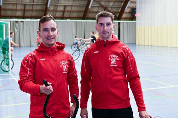 Brecht en Niels klaar voor wereldbeker cyclobal - Beringen