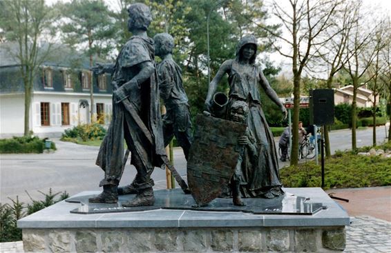 Bronzen beeld gestolen in Achel - Hamont-Achel
