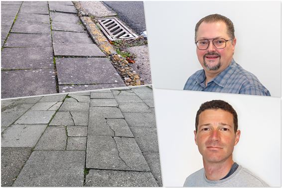 Brouwersstraat: vragen rond stoepen - Pelt