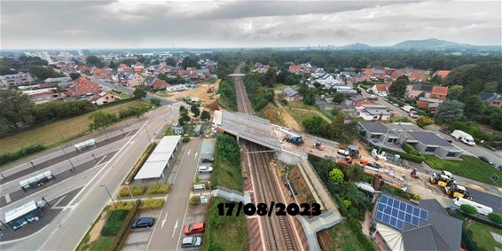 Brug bijna klaar - Beringen