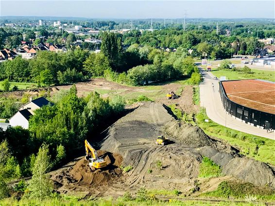 Bufferzone tussen be-MINE en wijk Stal - Beringen