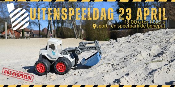 Buitenspeeldag 23 april: Bouwen maar! - Bree