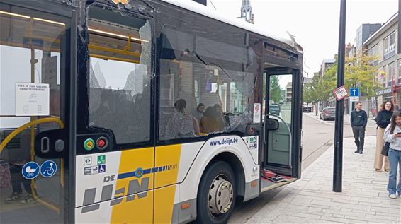 Bus raakt vrachtwagen - Beringen