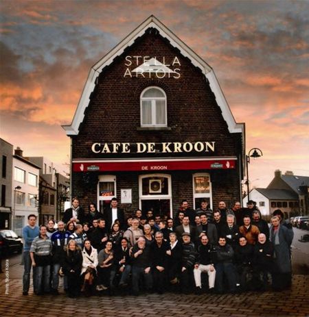 Café De Kroon, door Chel Driesen - Lommel