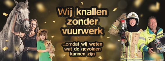 Campagne 'Wij knallen zonder vuurwerk' - Beringen