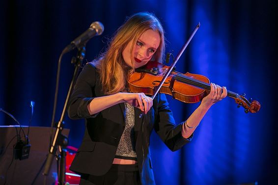 Cara Cleymans en Jo Mahieu in de Muzezaal - Overpelt