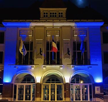 Casino kleurt geel en blauw - Beringen