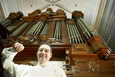 Charlie Chaplin op orgel in Koersel - Beringen