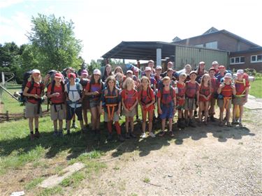 Chiro Korbeek-Lo op trektocht in Paal - Beringen