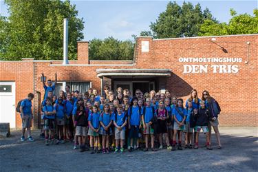 Chiro Pendoender op kamp in Stal - Beringen