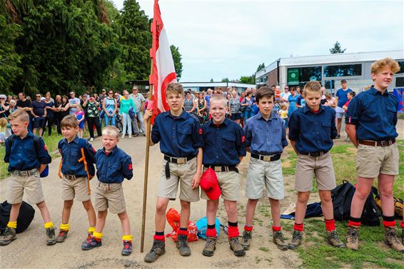 Chirojongens Koersel op kamp in Bohon - Beringen