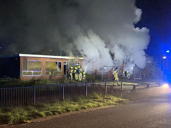 Oud Chirolokaal uitgebrand - Hechtel-Eksel