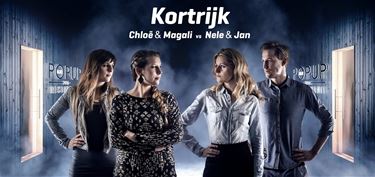 Chloé en Magali naar Kortrijk - Beringen