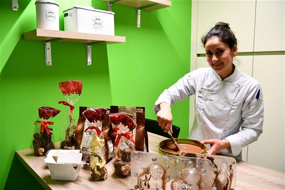 Erica Tysiak tovert met chocolade - Beringen