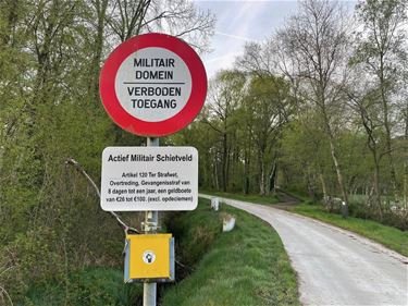 Code geel, brandje op militair domein - Beringen