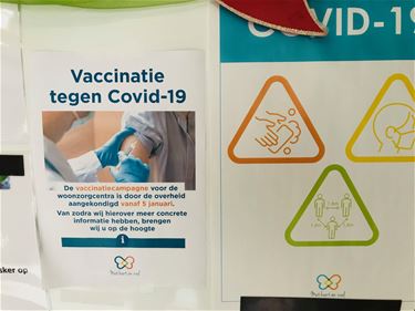 Coronavaccin in WZC Melderthof - Beringen