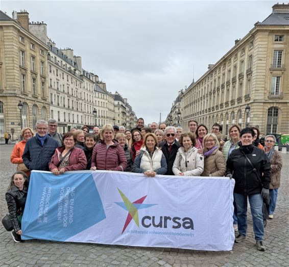 Cursisten Frans van Cursa weekend naar Parijs - Lommel
