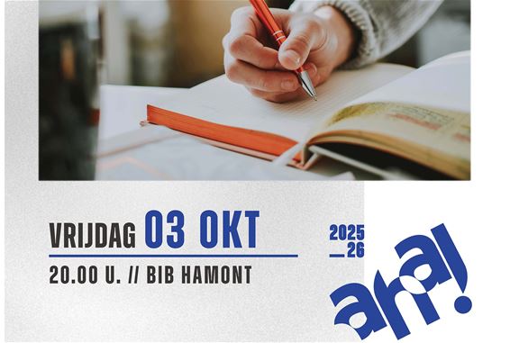 Daag jezelf uit tijdens De Schrijfwijzen 2025 - Hamont-Achel