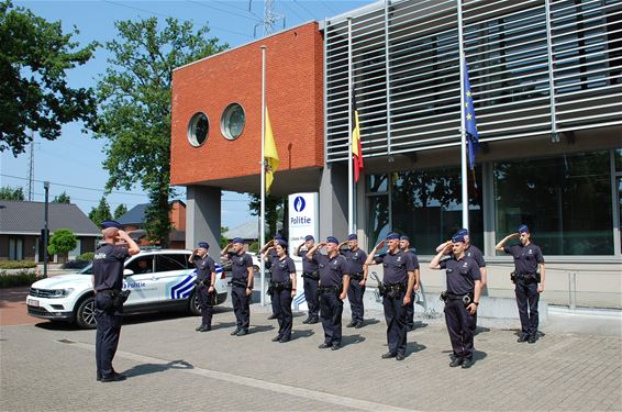 Dag van nationale van rouw bij politie - Beringen